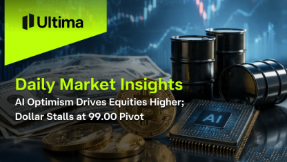AI Optimism Drives Equities Higher; Dollar Stalls at 99.00 Pivot